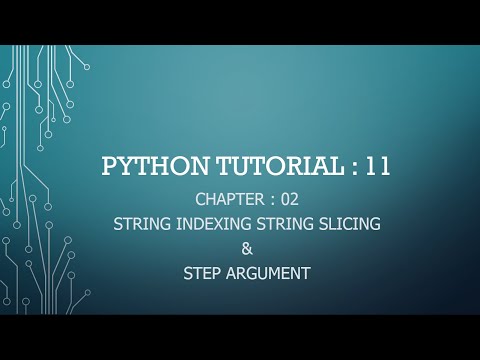 Python Tutorial 11 String Slicing In Python String Indexing In Python