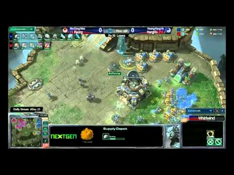 #25 WCS Season1 Finals GroupB Ryung(T) vs KangHo(Z) Bo3 G1 Whirlwind