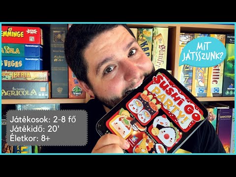 Sushi Go Party Játékbemutató - Mit Játsszunk?