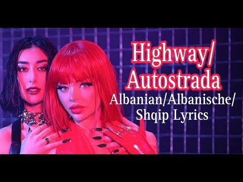 Katja Krasavice x Elif - Highway Albanian/Albanische/Shqip Lyrics
