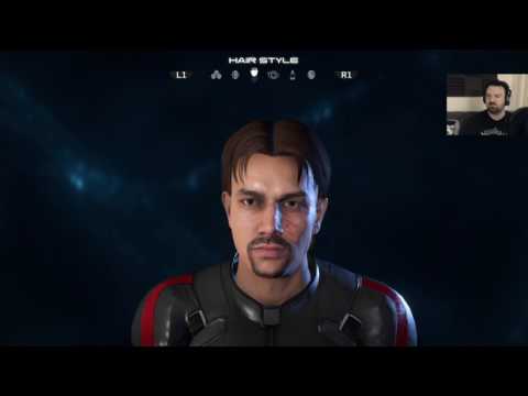 Mass Effect: Andromeda playthrough pt1 - Countdown! Creating "Phil" Ryder