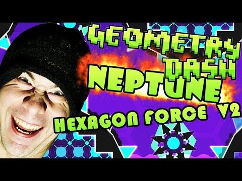 Geometry Dash ~ Neptune v2 Hexagon Force | My Hardest Demon Yet! Video
