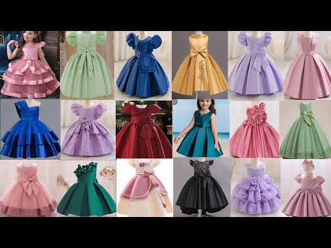 Stylish Silk Baby Frock Designs /  Latest silk  Maxi & Frocks for Baby Girl / #eiddressdesign2025