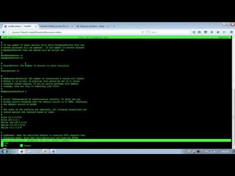 TinyProxy: Waiting servers (0) is less than MinSpareServers (1)