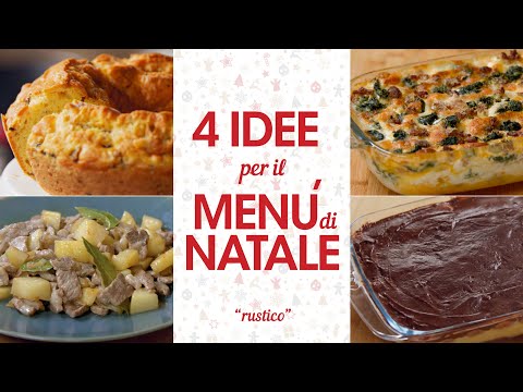 MENÚ DI NATALE RUSTICO di Benedetta Rossi 🎅🏻❄️ Ricetta TV Fatto in Casa per Voi