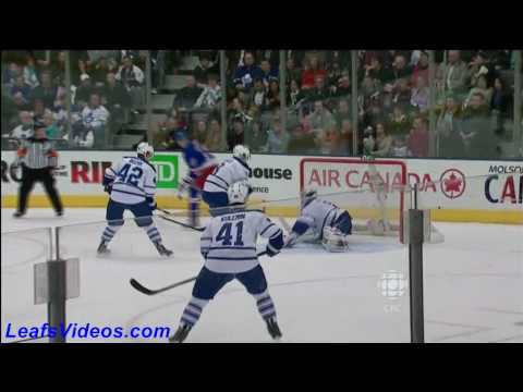 NYR 2 @ TOR 0 - Brandon Dubinsky Scores - 100327