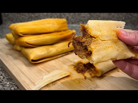 Tamales Rojos de Puerco