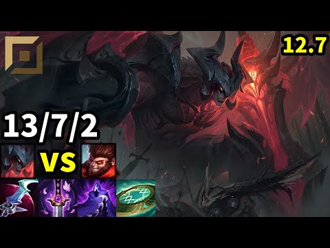 Aatrox Top vs Wukong - KR Master | Patch 12.7