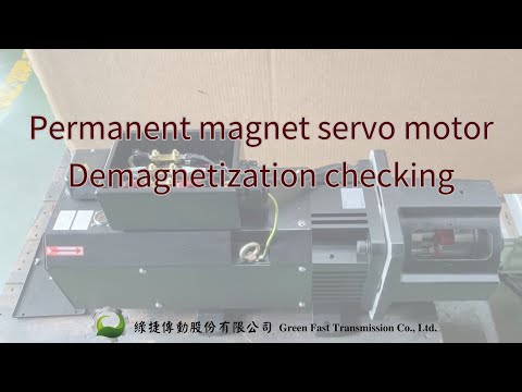 Permanent magnet servo motor_demagnetization checking