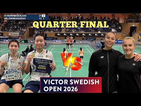 [QF] Low Zi Yu-NorAqilah Maisarah (MAS) VS Malena Norrman-Tilda Sjoo‼️#badmintonproshuttler 