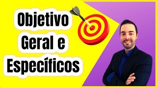 Objetivo do Tcc: Objetivo Geral e Especifico TCC Pronto | Tcc Objetivo