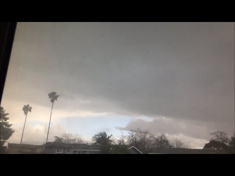 Time-Lapse Sacramento Thunderstorms, Wind, and Clouds Thunderheads 8:56am to 6:51pm March 6, 2019