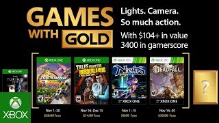 Games With Gold di novembre