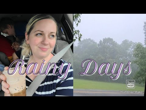 Rainy Day Vlog | Storms, Starbucks, and a Lazy Day