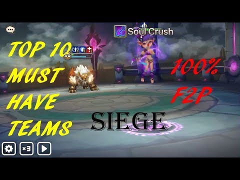 F2P Siege Teams G3 Asia Summoners War