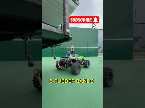 $1200 TRAXXAS XMAXX RC VS $1 RUBBER BANDS WAR!!#rc #traxxas #rchobby #rctoys #xmaxx #xrt #fyp #rcb