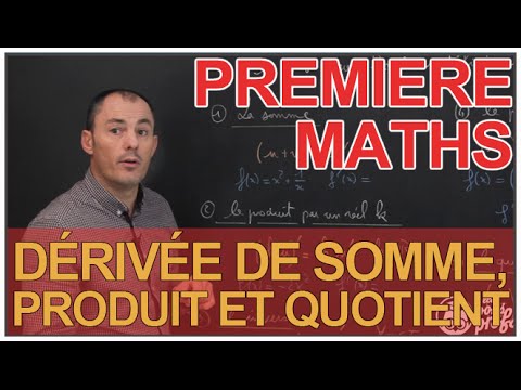 Opérations et dérivées