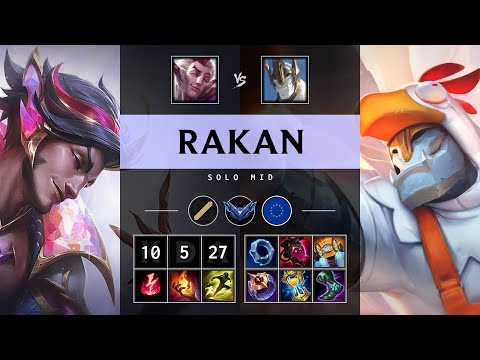 Rakan Mid vs Galio - EUW Diamond Patch 25.17