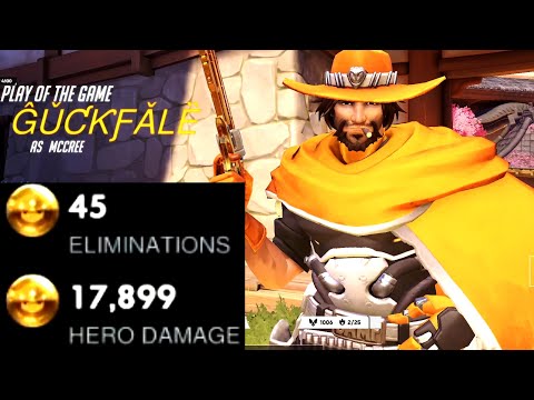 45 ELIMS - Gale DPS main McCree! POTG [ Overwatch Season 26 Top 500 ]