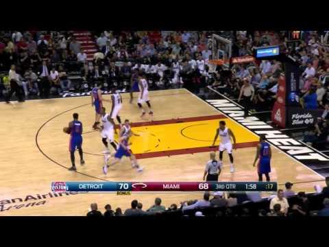 HD Oh Man! Hammer Time   Justise Winslow Posterizes Ersan Ilyasova   Pistons vs Heat   December 22,
