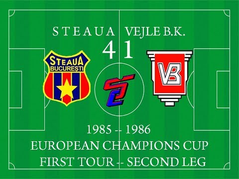 Steaua 4-1 Vejle BK (1985/1986 ECC)