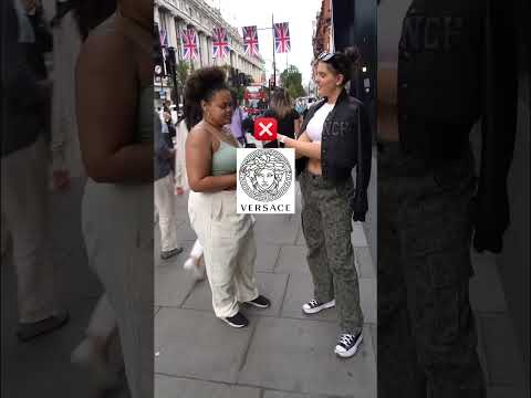 The CORRECT way to say VERSACE… #versace #pronunciation #streetinterview #luxury #brand #fashion