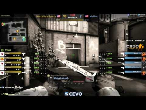Method vs. Mortality eSports - Game 1 (CEVO-P Placement Tournament CS:GO Season 8) - Misled & LATORR