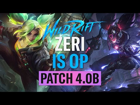 RANK 4 LEGEND CHECKS OUT ZERI | PATCH 4.0B |  RiftGuides | WildRift