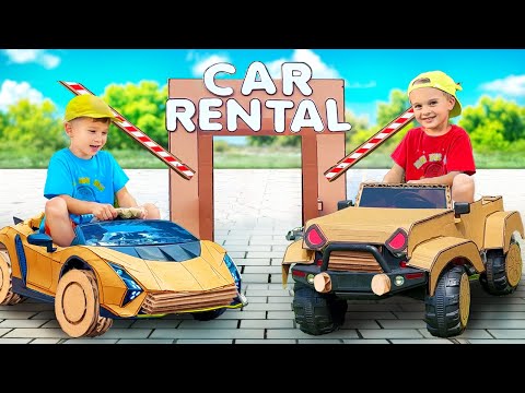 Tekturowe Samochodziki - Sezon 1 - Odcinek 1 - Wyzwanie Tekturowych Samochodzików