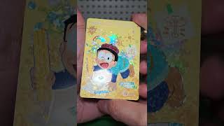 สวยจนแสบตา กรอบทองMR~ เปิดบ็อกซ์Doraemon ชุดโลกในภาพวาดของโนบิตะ #doraemon #kayou #CCG #cards