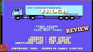 International Truck Racing - on the Commodore 64 !! with Commentary