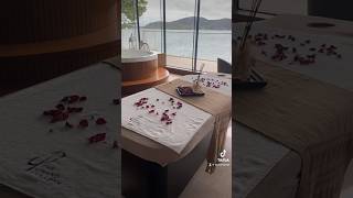 # GrandTarabya otelinde VIP masaj odasinin manzarasi ve masaj harikayd
