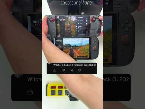 The Witcher 3 Switch 2 vs Steam Deck #thewitcher3 #switch2 #steamdeck
