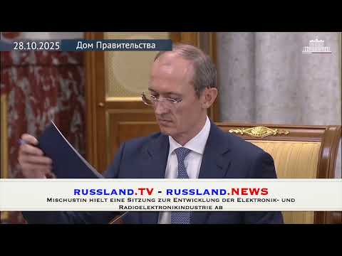 Mischustin hielt eine Sitzung zur Entwicklung der Elektronik  und Radioelektronikindustrie ab