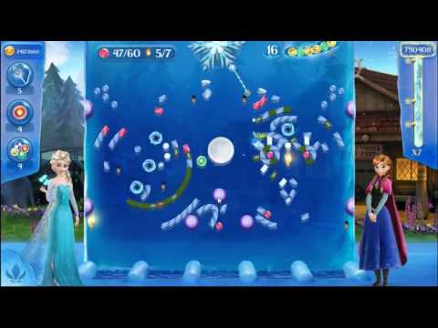 Frozen Free Fall: Icy Shot Level 245 - NO BOOSTERS ☃☃☃