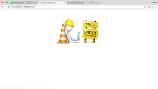 Setting Your Website To Be Under Construction