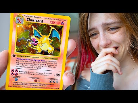 My girlfriend pulls $35,000 Charizard then cries when I tell her it’s a prank