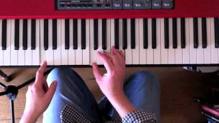A rhythm exercise for pop piano comps