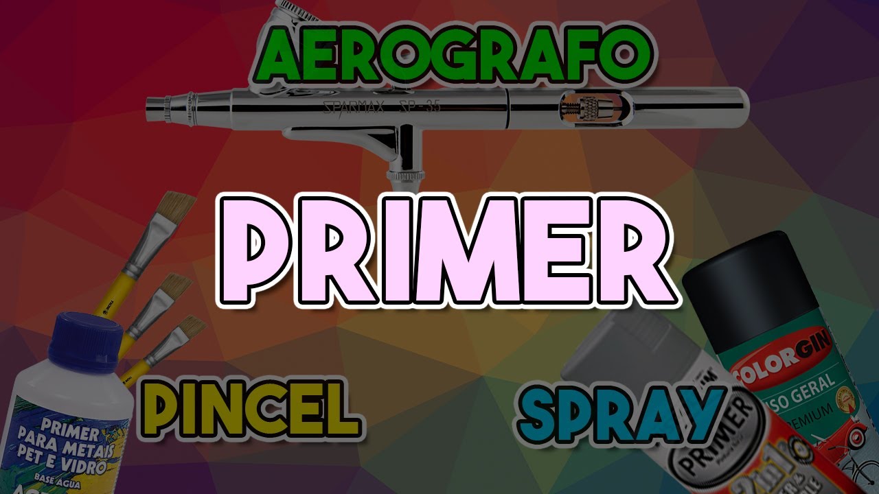 Como passar primer em miniaturas - Qual melhor jeito?