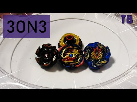 MEU DECK 3on3 de Beyblade Burst