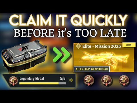 *NEW* Claim Elite Mission before the fall 2025 Legendary Medals To Claim Free Legendary Weapon CODM