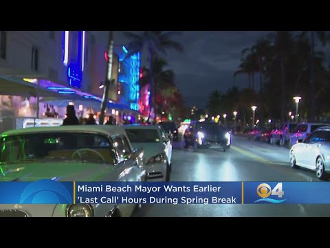 Miami Beach Mayor Wants Earlier 'Last Call' Hours During Spring Break