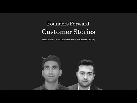 Matt Achariam & Zach Hamed, Founders of Clay - YouTube