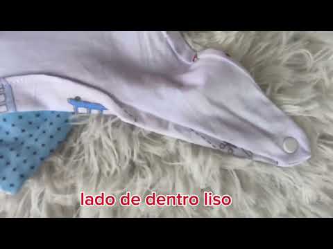 Babador Bandana em Malha para Bebê