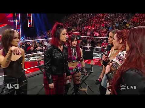 damage ctrl confront Becky lynch,lita,trish stratus raw 3/27/23