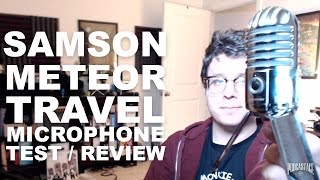 Video thumbnail for Samson Meteor USB Microphone Review / Test by Podcastage