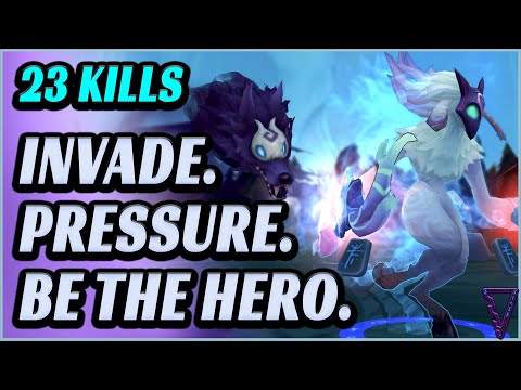 Get Fed With Aggression & Heavy Lane Pressure ft Kindred vs Shyvana - Jungle Carry Guide
