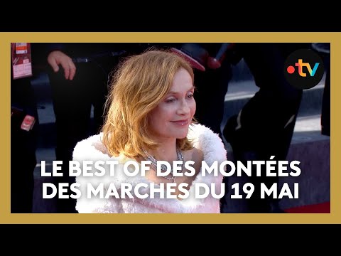 #Cannes2024 : Isabelle Huppert, Demi Moore, Kevin Costner,... Le best of des marches du 19 mai