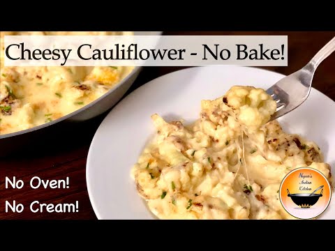 Cheesy Cauliflower/Cheesy Cauliflower Recipe/Cauliflower in cheese sauce/Cauliflower Cheese Recipe