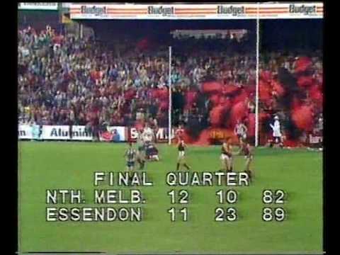 VFL R12 1981 - North Melbourne v Essendon